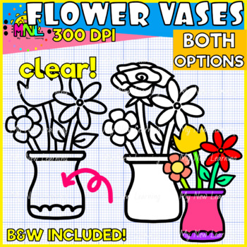 Watercolor Glass Vases Clipart Set - Flower Vases Png - Shop - Clip Art 