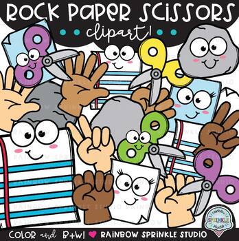 Premium Vector | Hand rock paper and scissor clip art - Clip Art Library