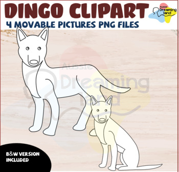 Dingo Coyote , Silhouette transparent background PNG clipart 