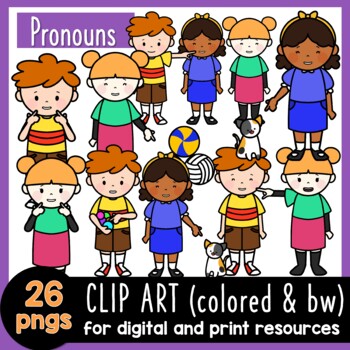 pronouns clipart
