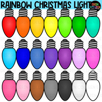 christmas light bulb clipart