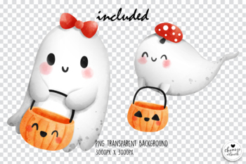 Cute baby halloween mummy with a cute pumpkin - Stock 