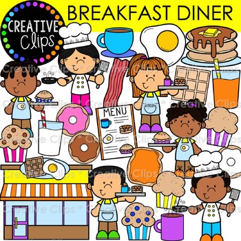 Retro Diner Retro Clipart Illustration Stock Vector (Royalty Free 