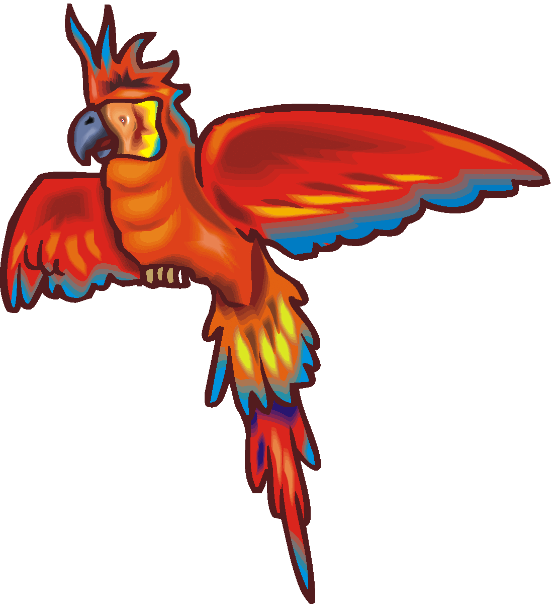 Macaw Parrot Watercolor PNG Clipart - Inspire Uplift