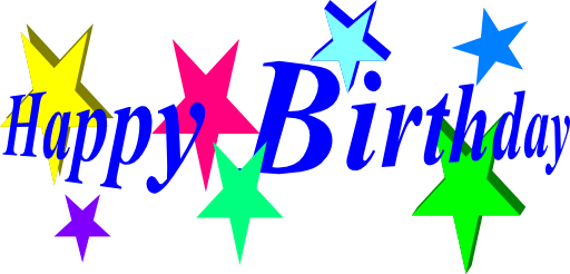 july birthday clipart
