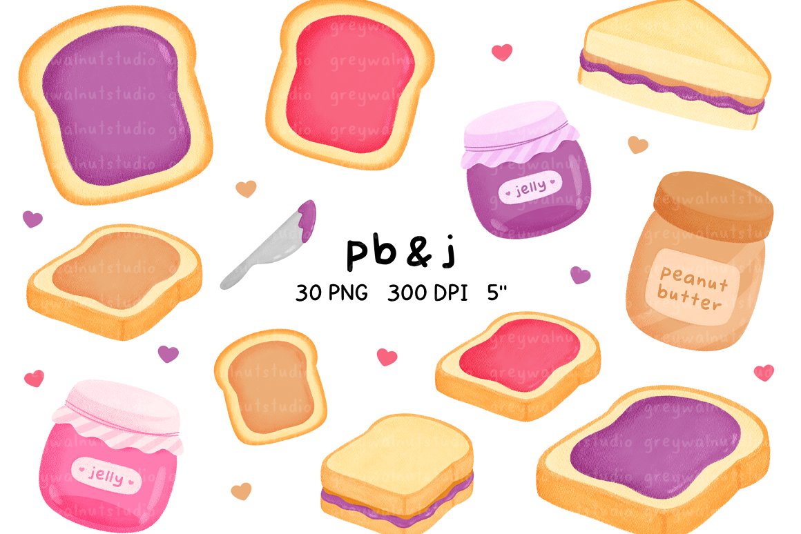Peanut Butter And Jelly Sandwich Clipart Free Images At Clker Clip 
