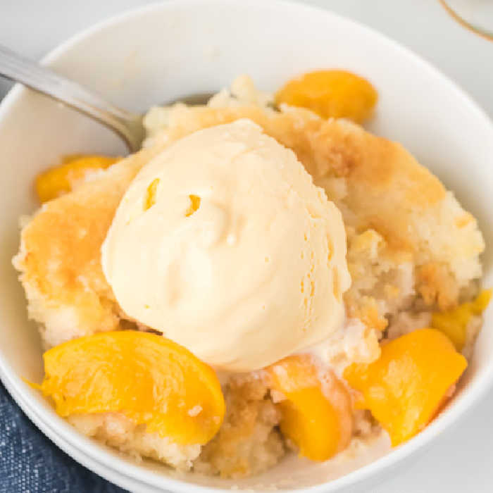peach cobbler clipart