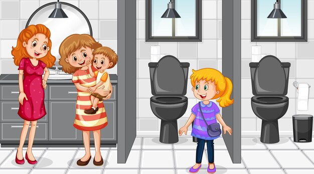 restroom clipart