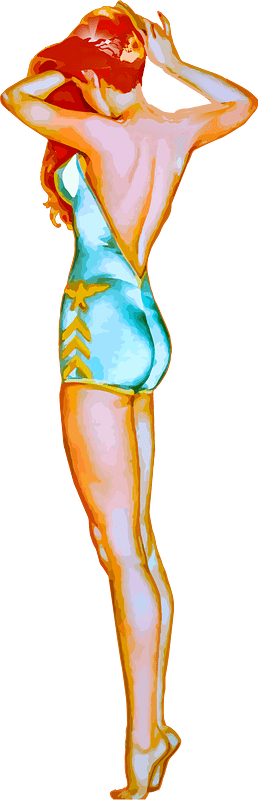 pin up girls clipart