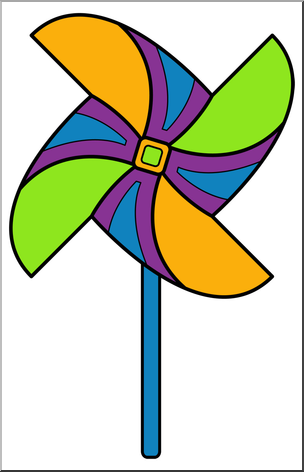 Pinwheel Clipart - Vector Graphics | Illustrations ~ Creative Market