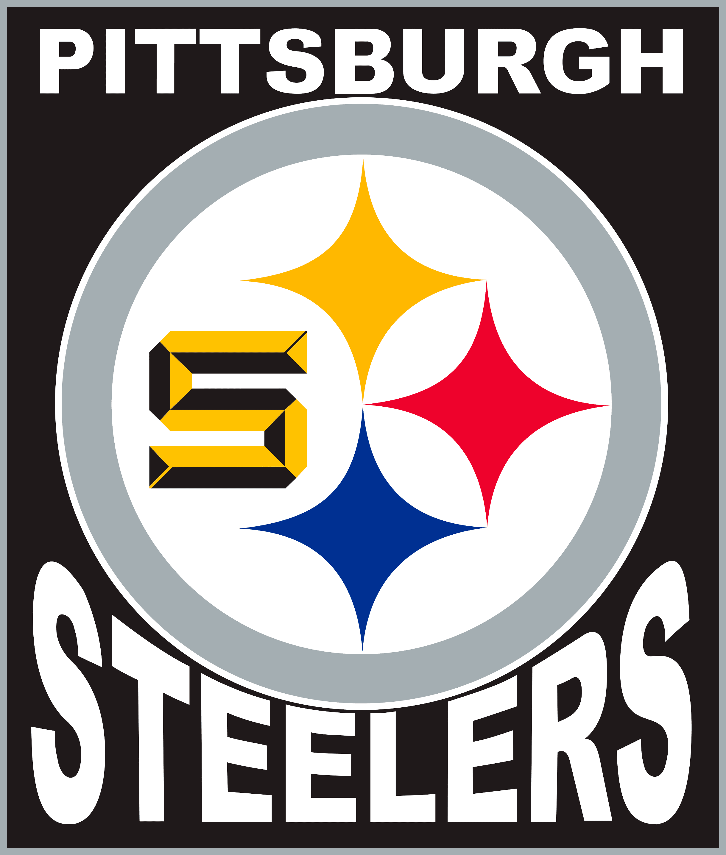 Steelers American Football SVG, Steelers Cut File, Steelers DXF ...