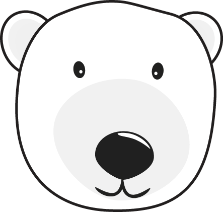 bear head clipart