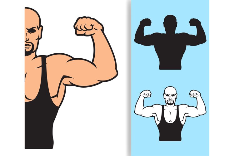 Free Vectors | bodybuilder woman 1