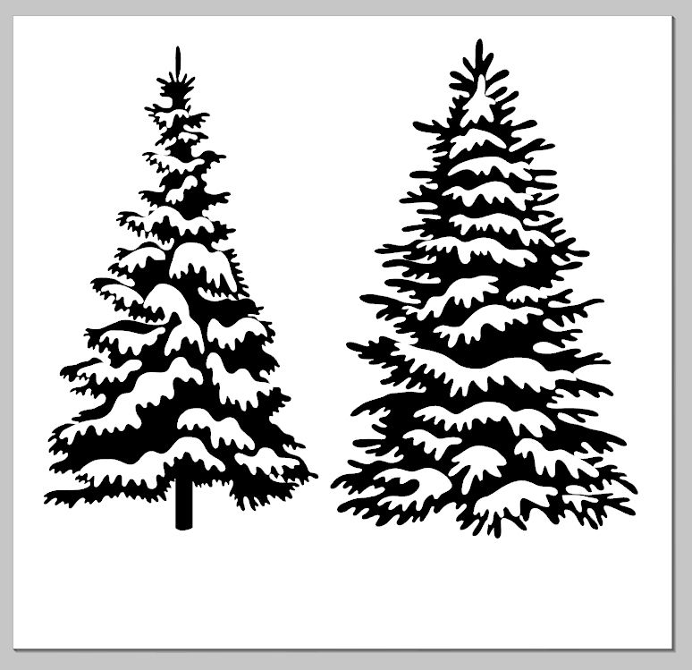 Winter season with snow covered tree Royalty Free Vector - Clip Art Library