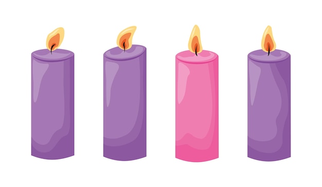 advent candle clipart