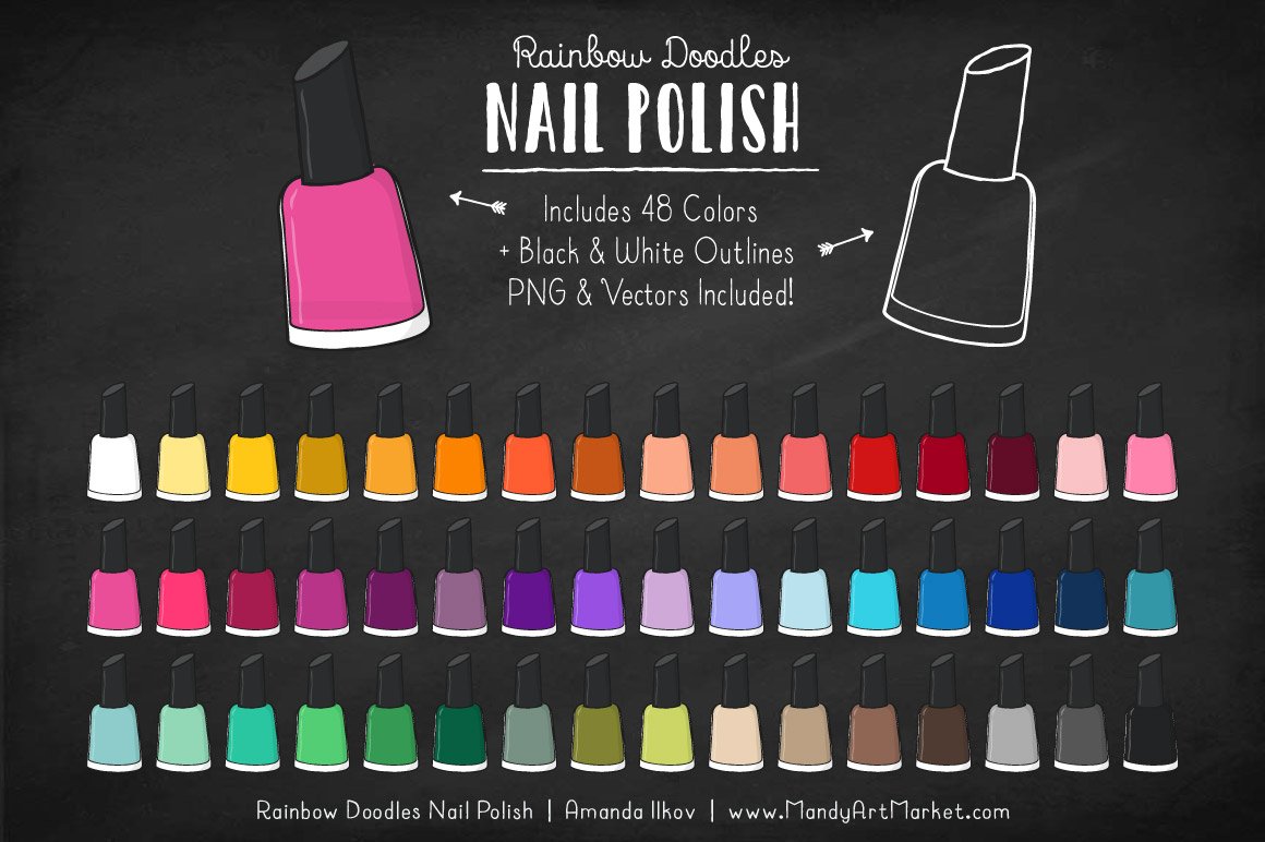 15,500+ Nail Polish Stock Illustrations, Royalty-Free Vector Graphics &  Clip Art - iStock | Nail polish bottle, Nails, Lipstick