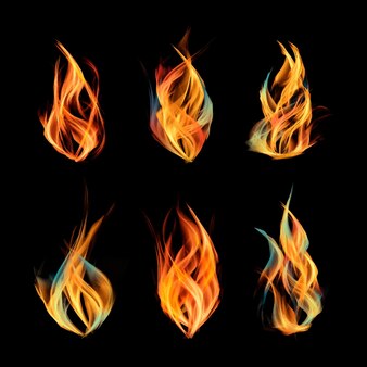realistic fire clipart