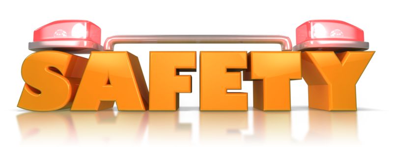 Illustration of Kids with Safety Lettering Stock Photo - Alamy
