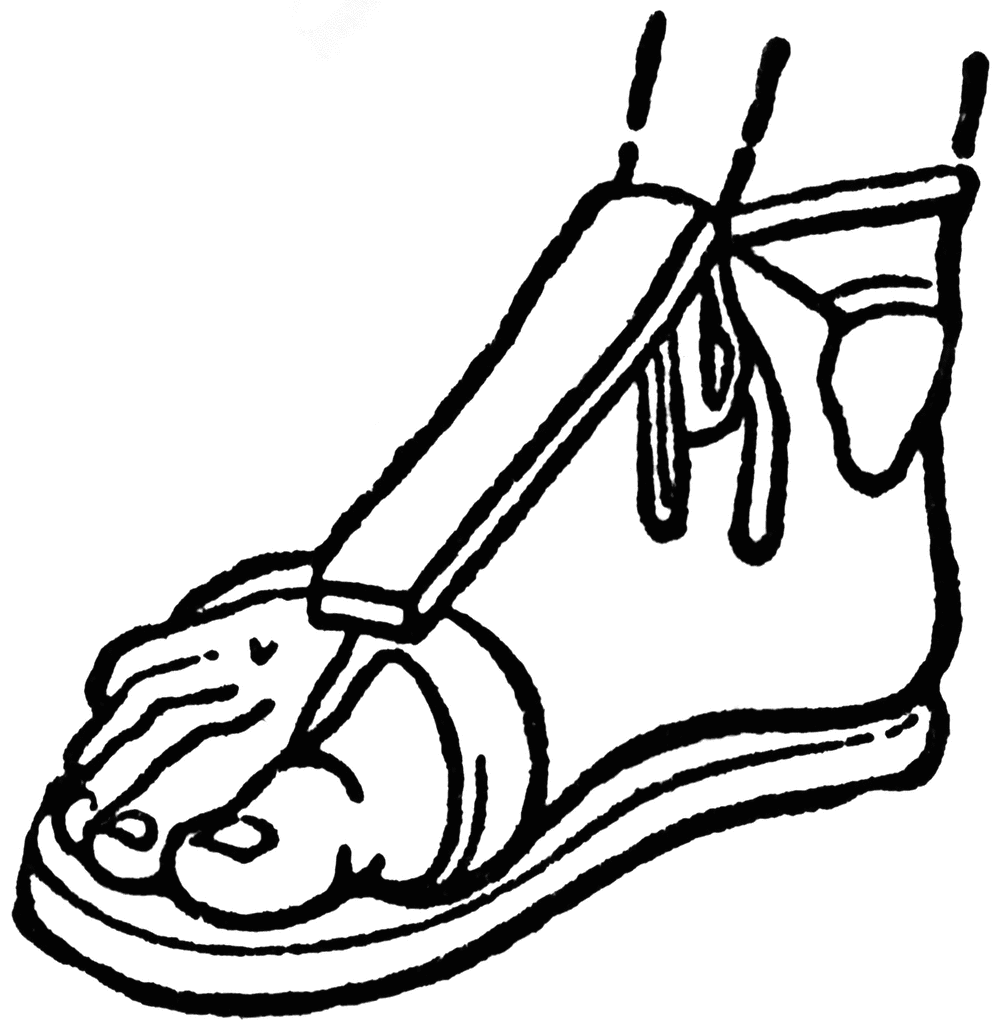 sandals clipart