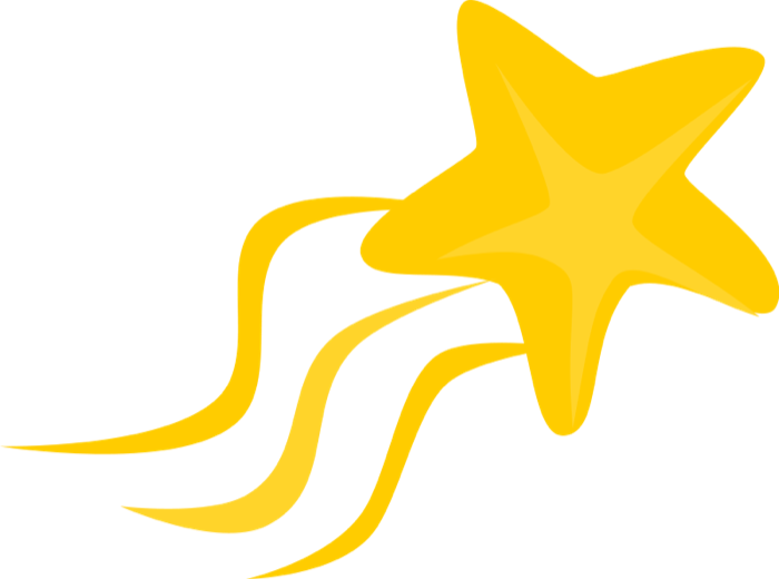 Gold Star PNG Transparent Clip Art Image​