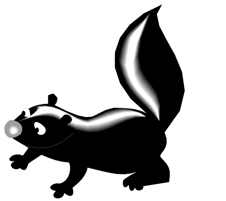 Skunk Clip Art by Dancing Crayon Designs | TPT