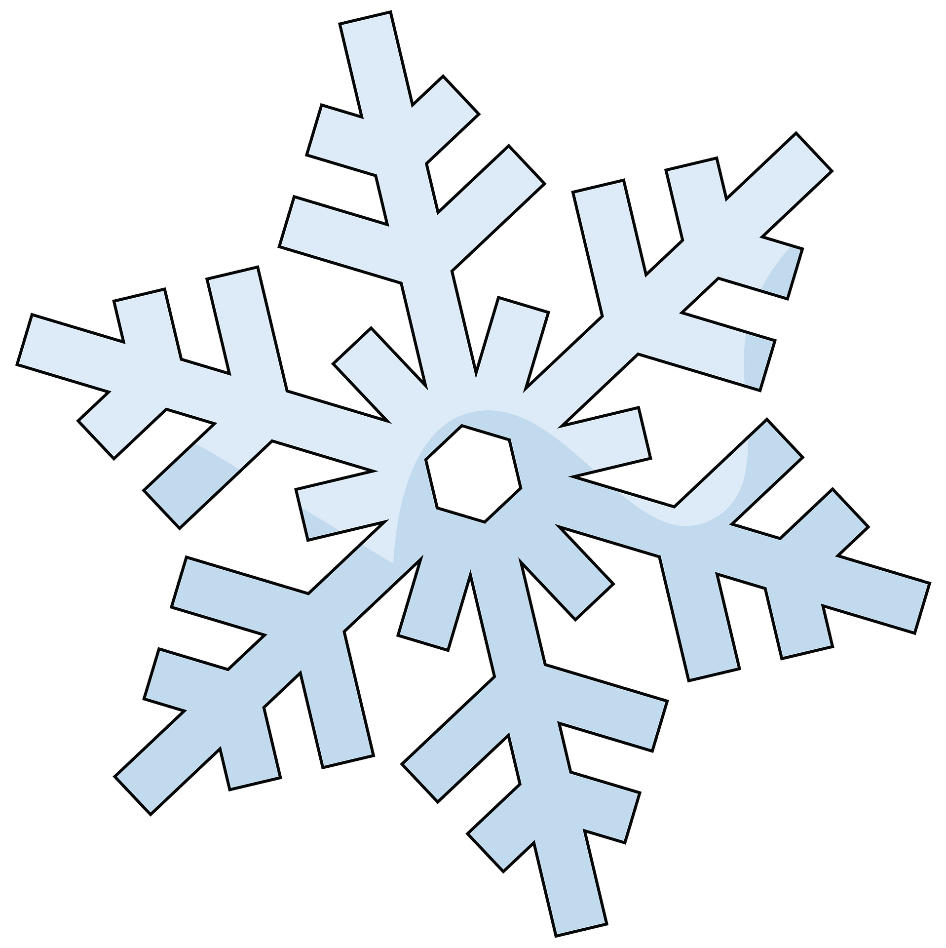 Snowflakes free to use cliparts Billerica Public Library 4031072
