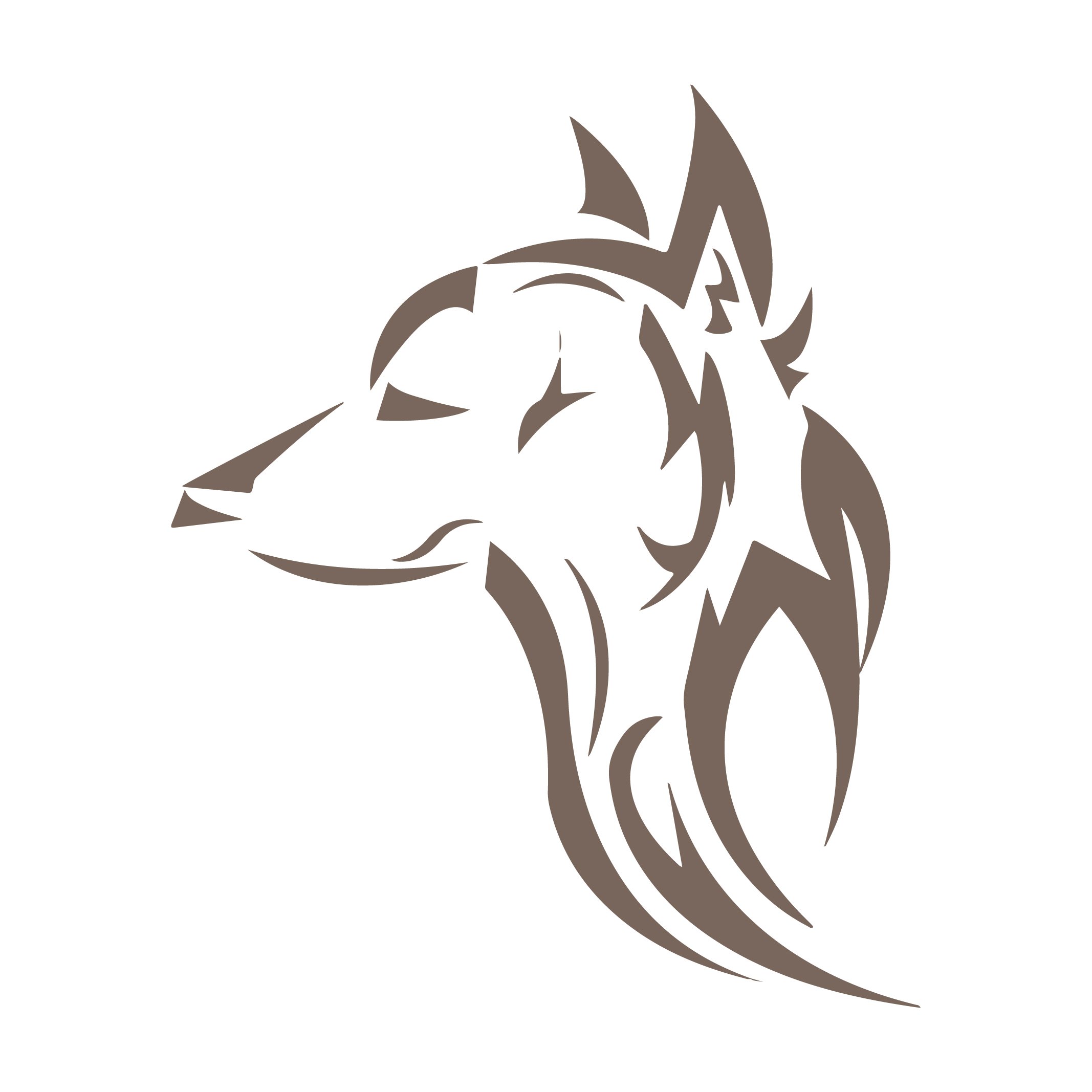 Wolf Face Transparent Background Stock Illustrations – 83 Wolf