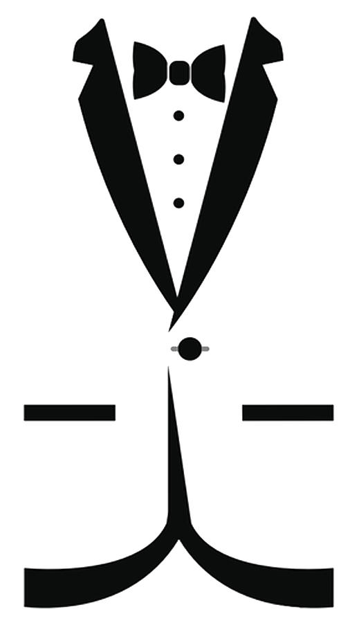 tuxedo jacket clipart
