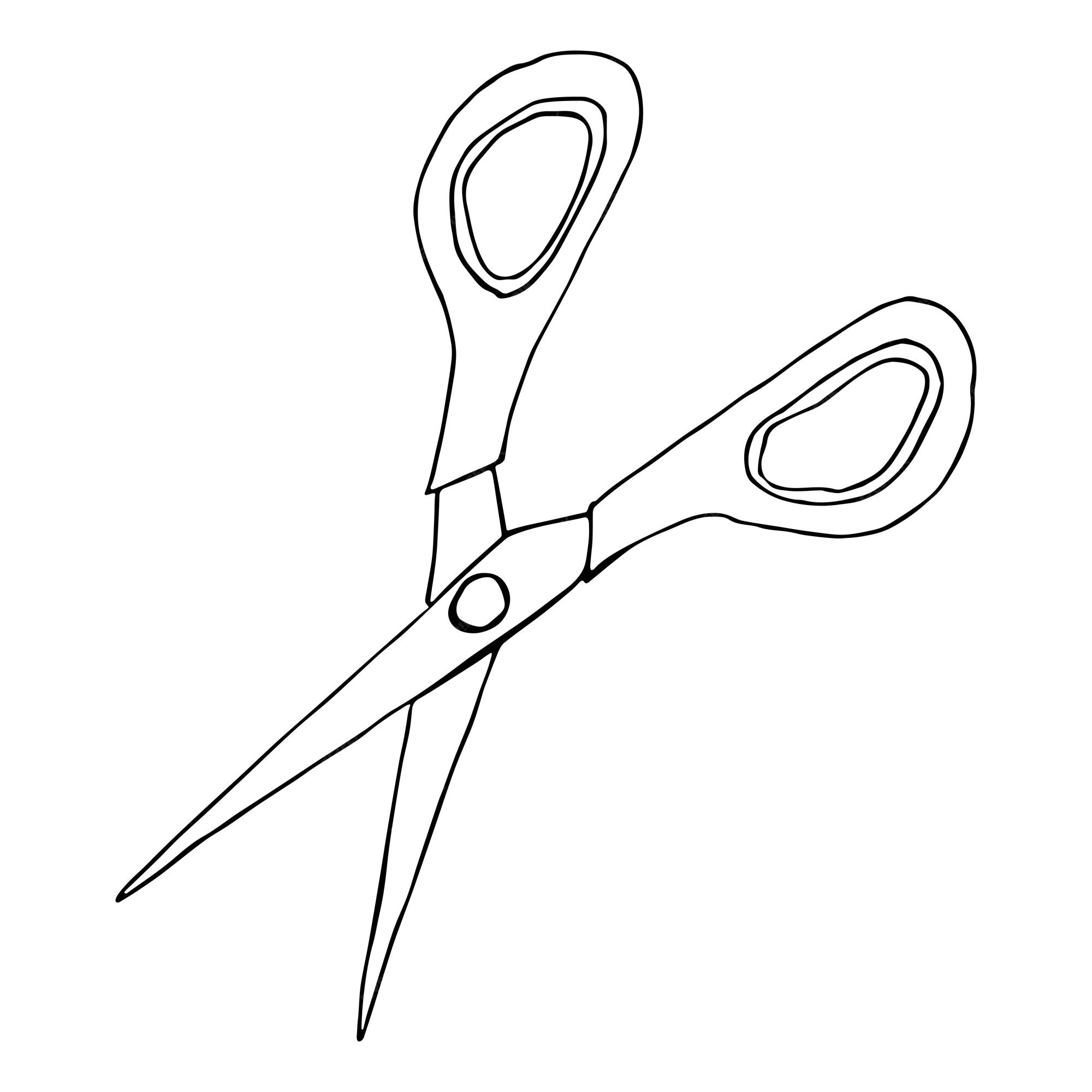 Clip Art: Scissors 1 Closed Color I