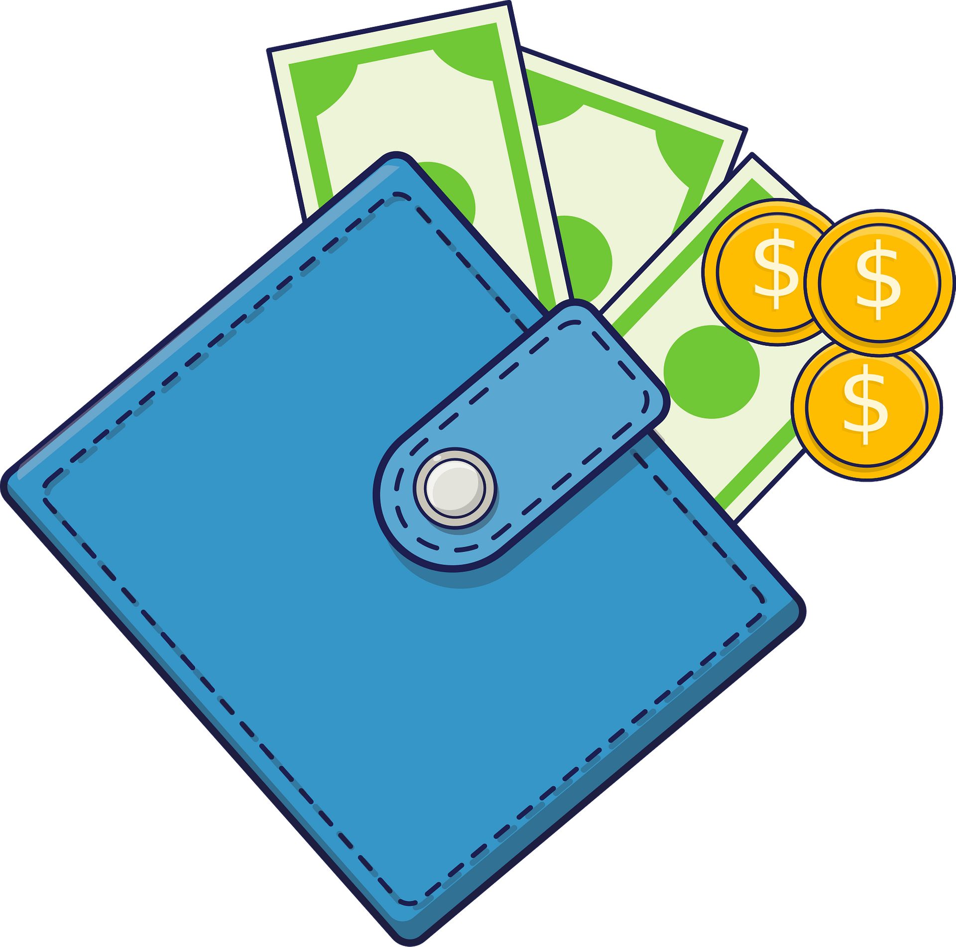 Wallet Clipart | Free Images and Vectors for Wallet Designs