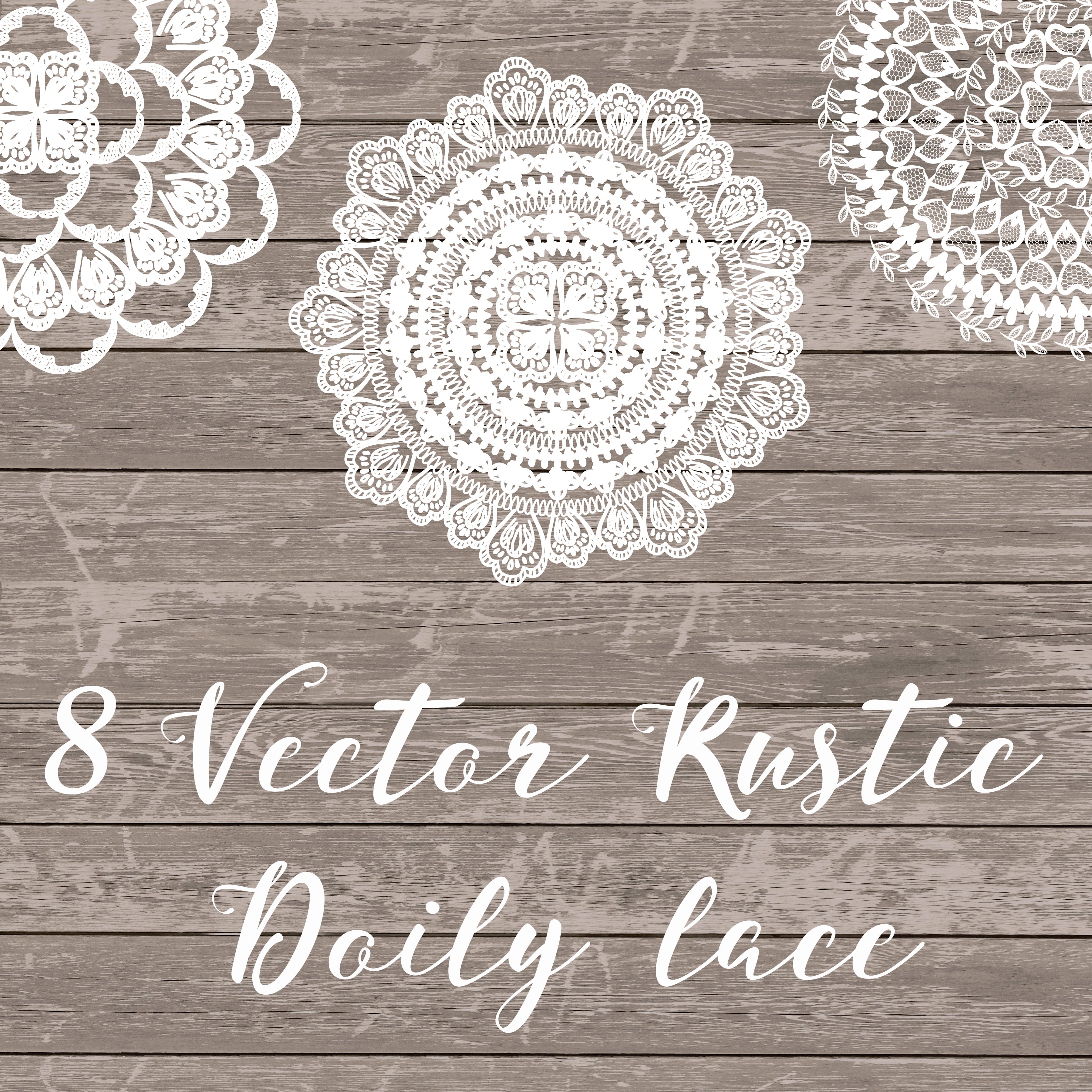 lace doily clipart