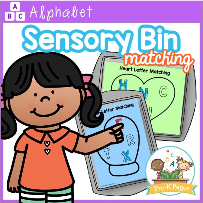 sensory bin clipart