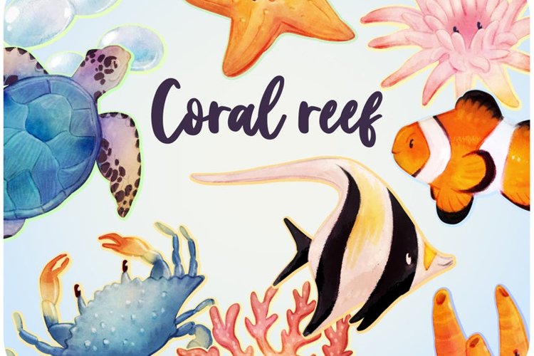 coral reef clipart