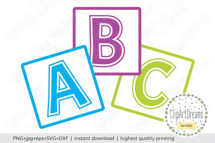 Abc Blocks Cliparts, Stock Vector and Royalty Free Abc Blocks