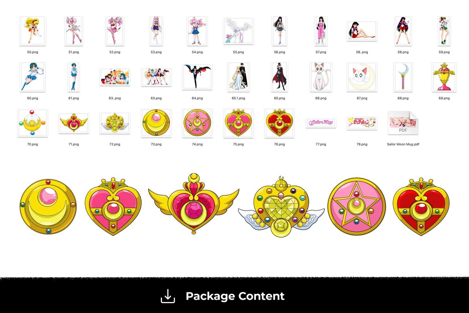 sailor moon clipart