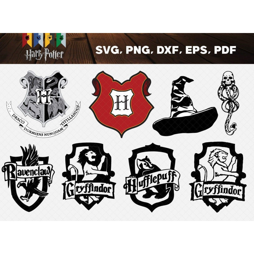 Ravenclaw Hogwarts House 2 SVG — KnotGrowingUp Designs