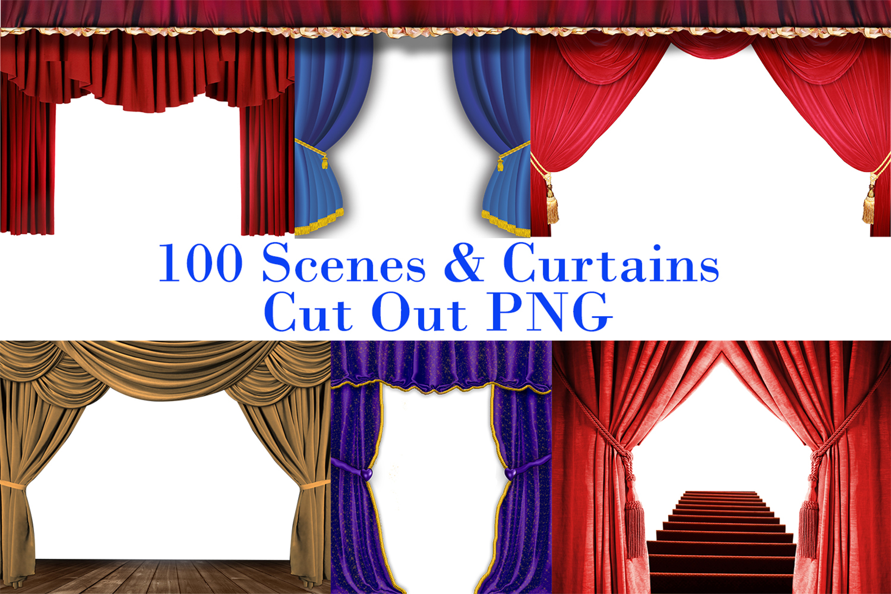 curtains clipart