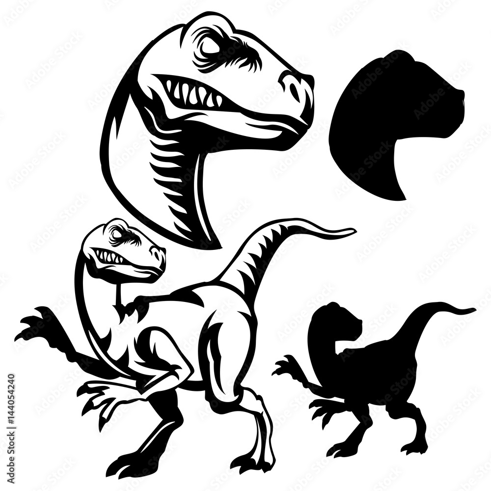 velociraptor clipart
