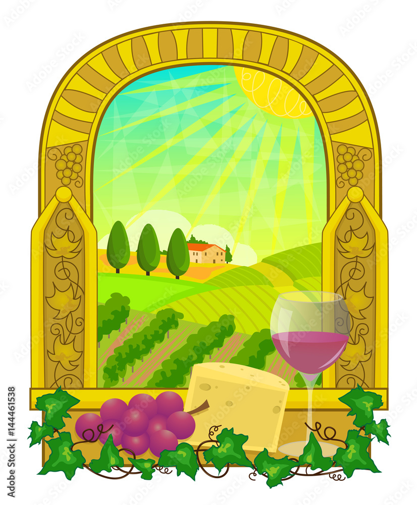 vineyard clipart