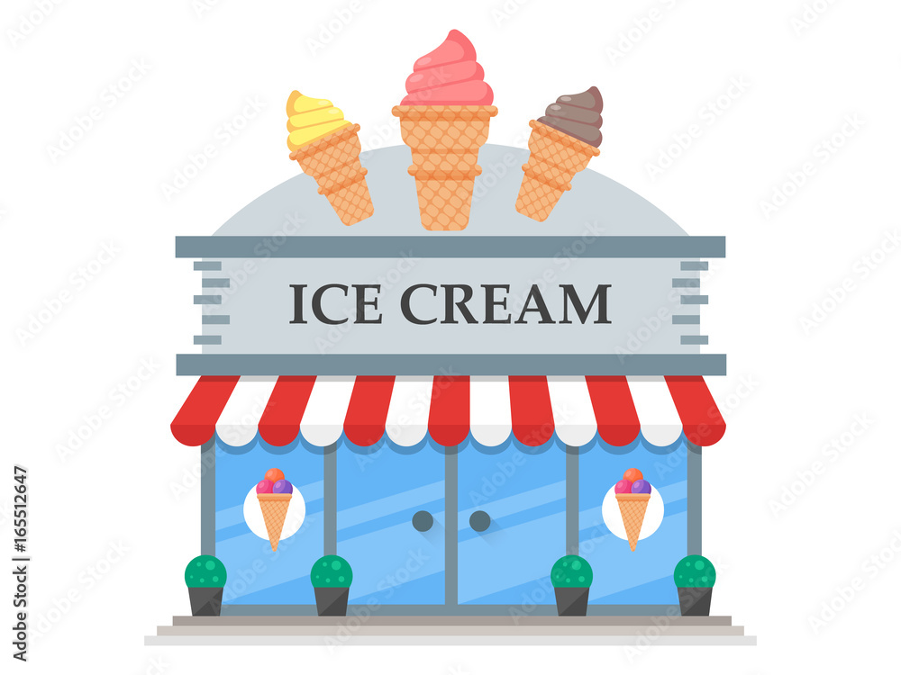 Ice cream shop - Free food and restaurant icons - Clip Art Library