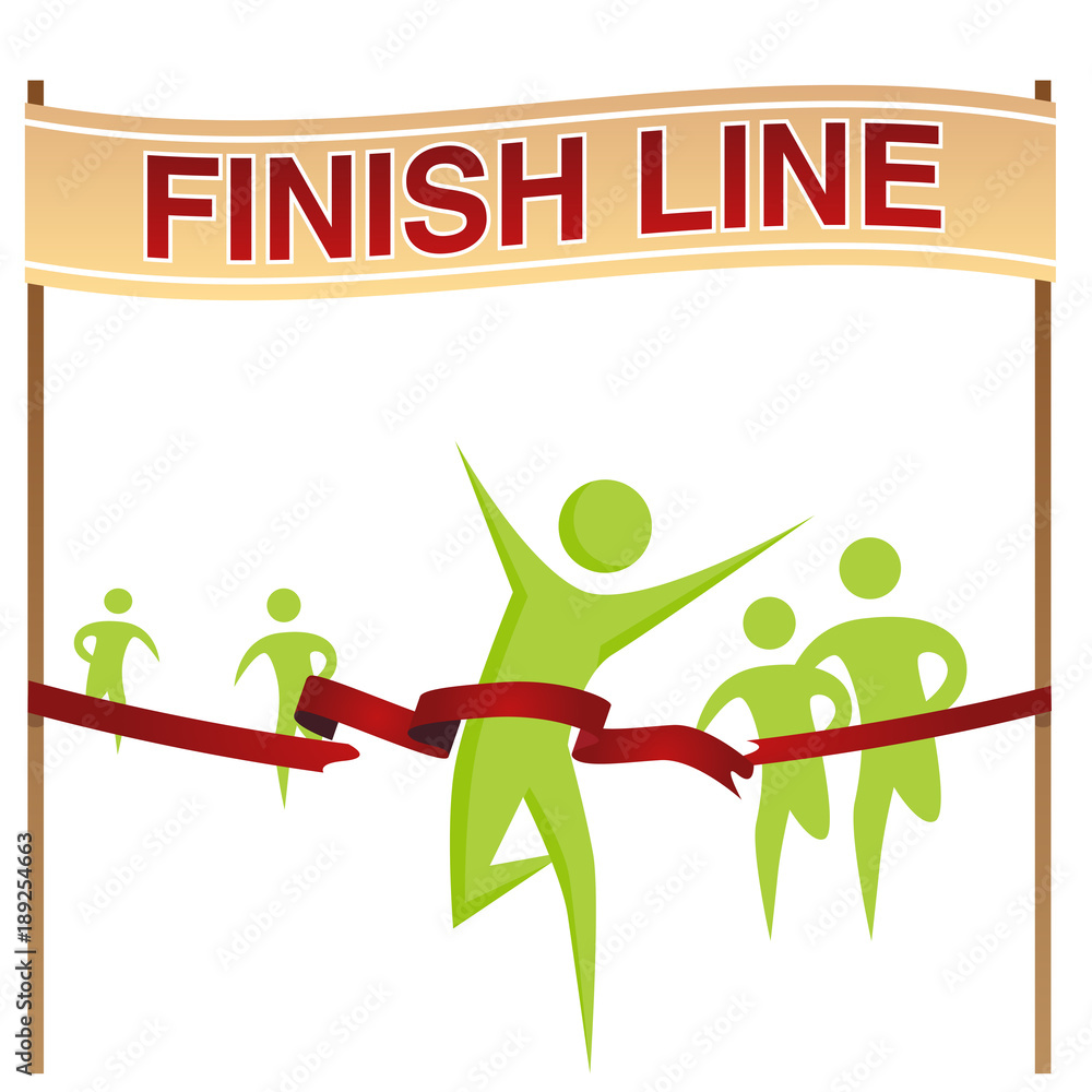 Finish Picture for Classroom / Therapy Use - Great Finish Clipart