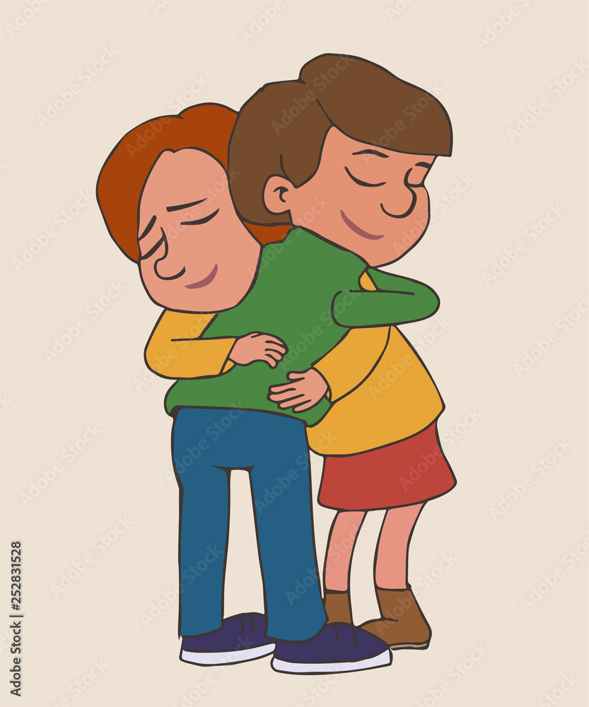 Free people hugging clipart, Download Free people hugging clipart png ...