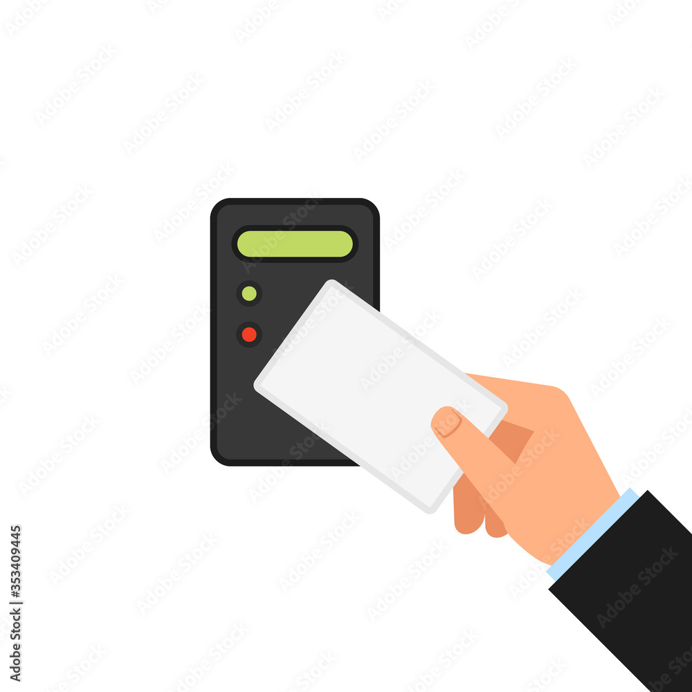 Key Card Access Icon Clipart Image Stock Illustration 1402435727 Clip 