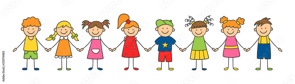 Friendships Clipart Hd PNG, Friendship Vector Template Design 