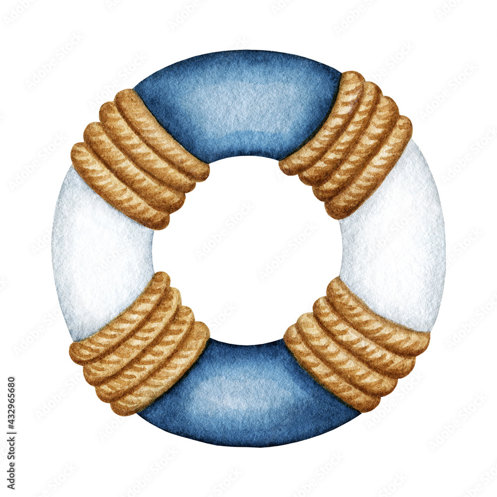 Buoy In The Water Color Stroke PNG &amp; SVG Design For T-Shirts