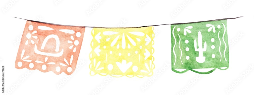 papel picado clipart