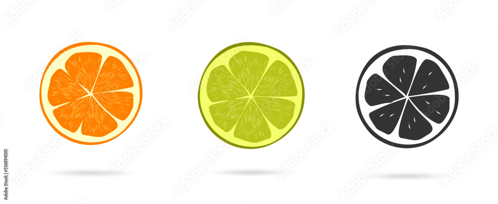 extra large half lime slice