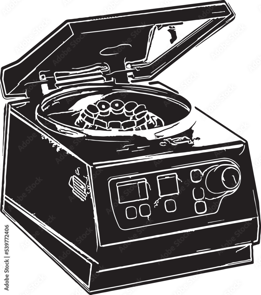 Standard Laboratory Centrifuge Arte vetorial de stock e mais Clip
