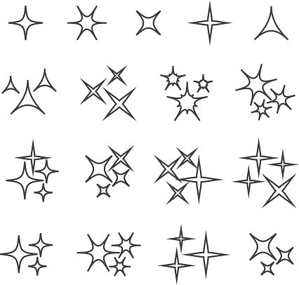 Sparkles clipart - Clip Art Library