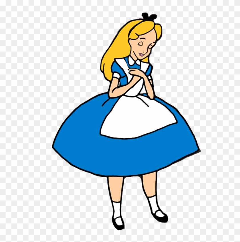 alice in wonderland dress clipart